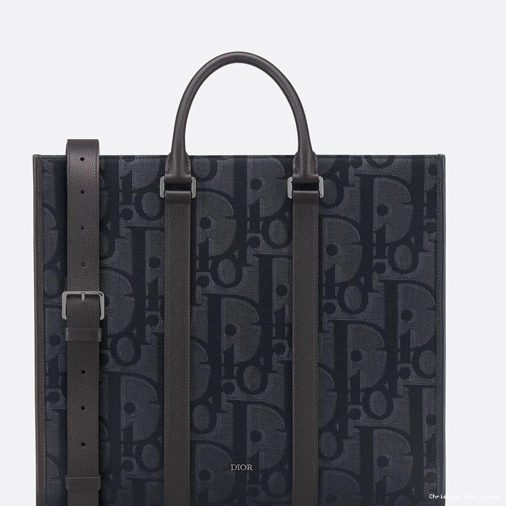 Cheap East-West Oblique Black Dior Canvas Maxi Tote Motif 0719 Luxury